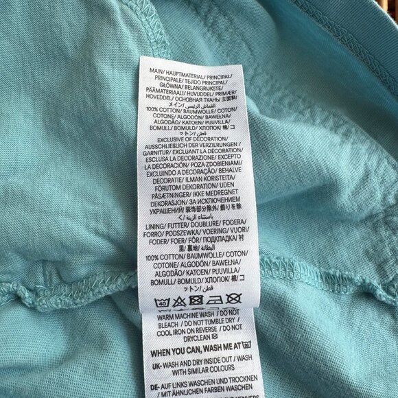 MINI BODEN A Line Flutter Sleeve Dress 3-4 Delphinium Retro Blue Jersey Toddler - Picture 8 of 9